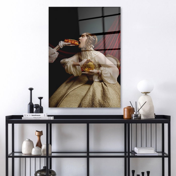 Wallity Cuadro Decorativo de Vidrio Templado Multicolor 70 x 100 cm
